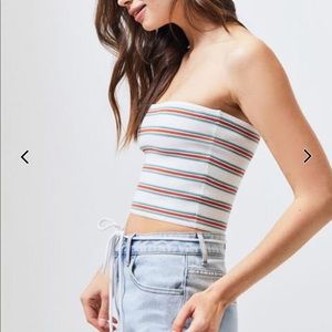 NWT LA Hearts Ribbed Sweater Tube Top